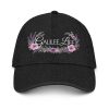 Galilee Life Black Floral Denim Hat