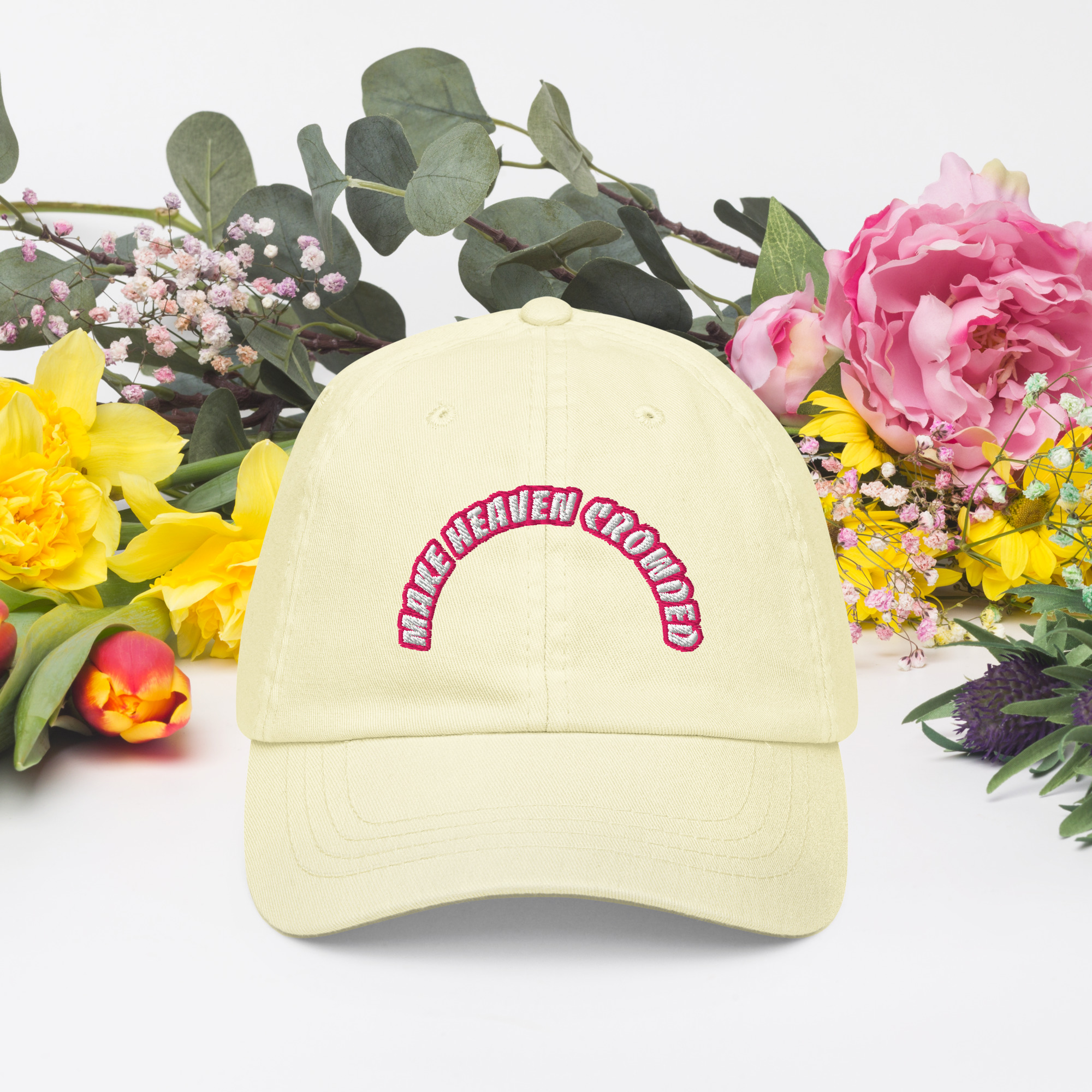 Make Heaven Crowded Pastel Baseball Hat - Image 8