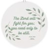 Bible Verse Wall Art – Wooden Exodus 14:14 Scripture Sign