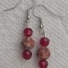Garnet and Rust Dangle Earrings