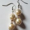 Pristine Pearl Dangle Earrings