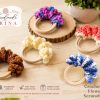 Crocheted Flower Hair Ties | Handmade Hair Accessories