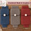 Crocheted Book & Eyeglass Case | Handmade Devotional & Glasses Sleeve