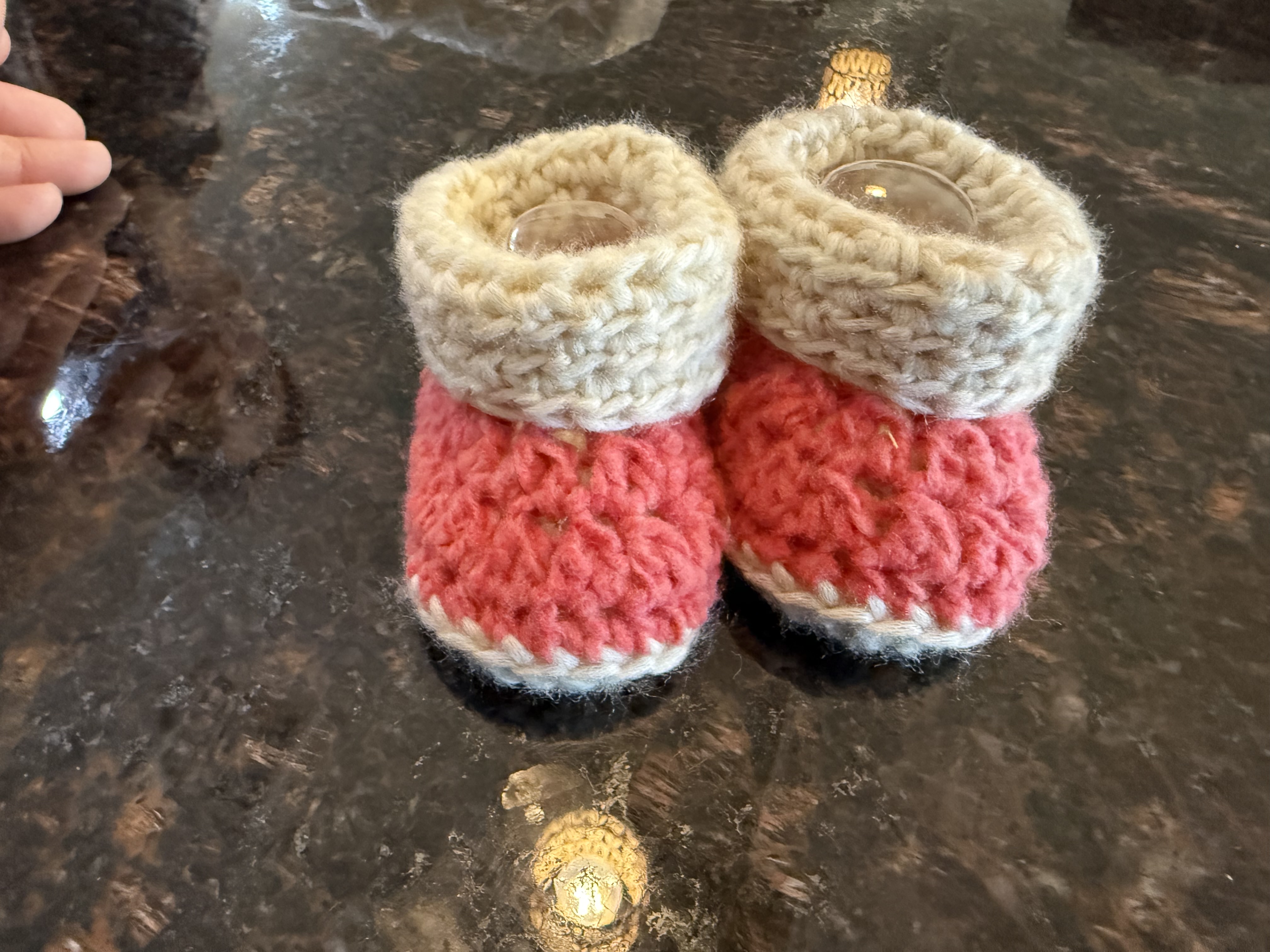 Crochet Baby Boots | Handmade Baby Booties - Image 5