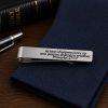 Iron Sharpens Iron Tie Clip Faith Gift