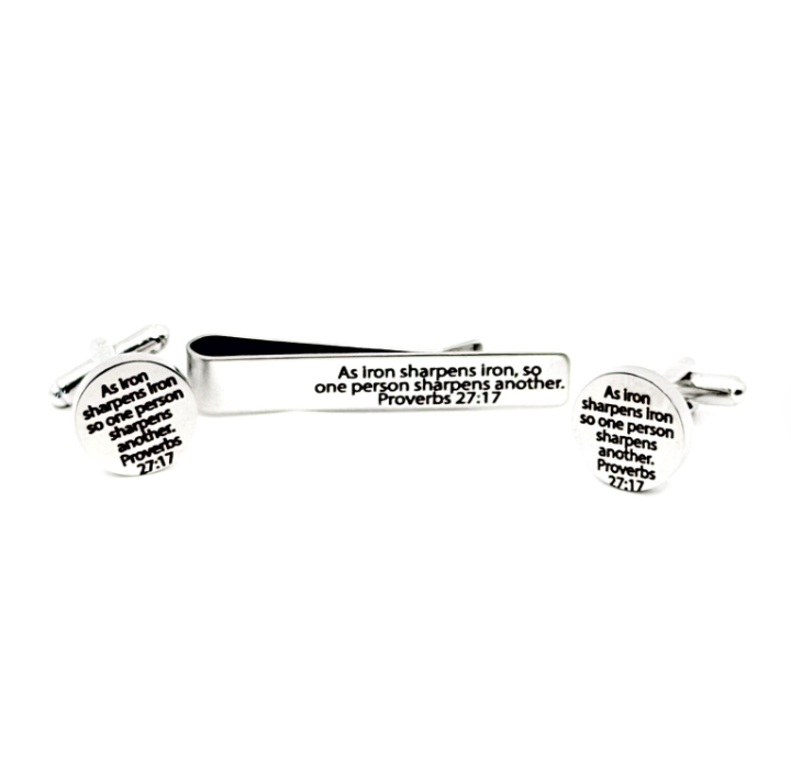 As Iron Sharpens Iron Boxed Gift Set For Him 15mm - Image 2