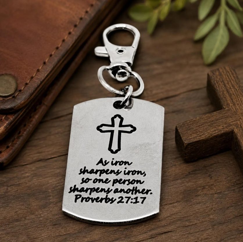 Iron Sharpens Iron Clip On Charm