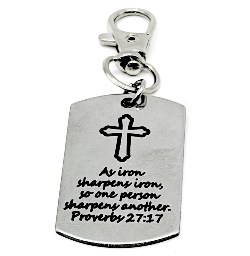 Iron Sharpens Iron Clip On Charm - Image 2