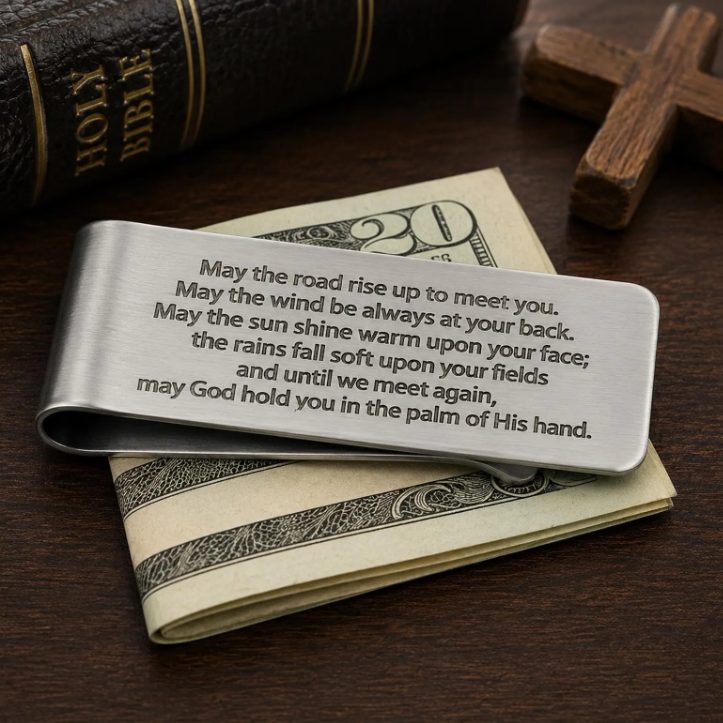 Irish Blessing Money Clip
