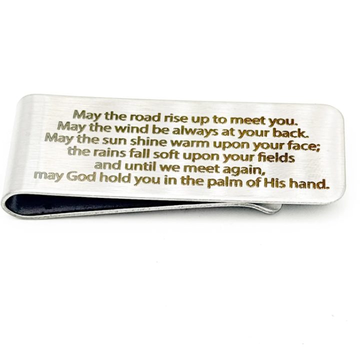Irish Blessing Money Clip - Image 2