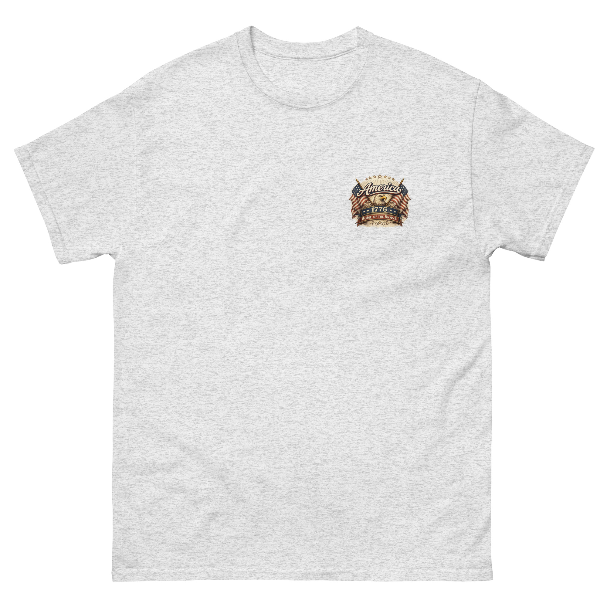 America Home of The Brave Unisex Classic Tee - Image 8