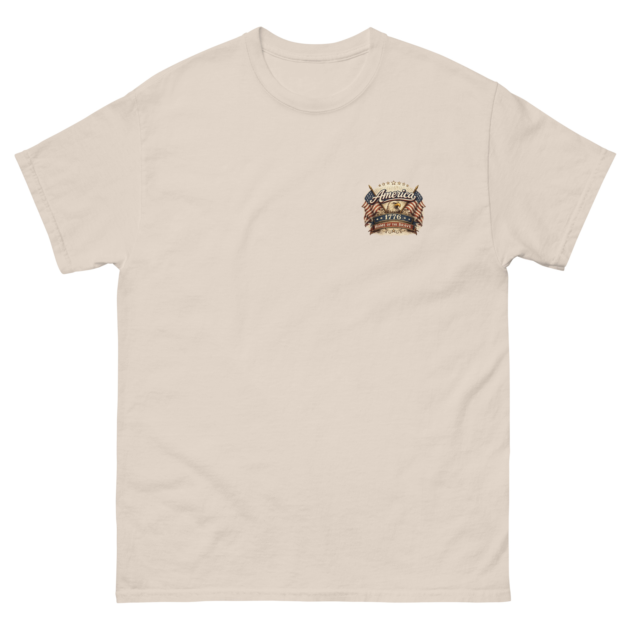 America Home of The Brave Unisex Classic Tee - Image 6
