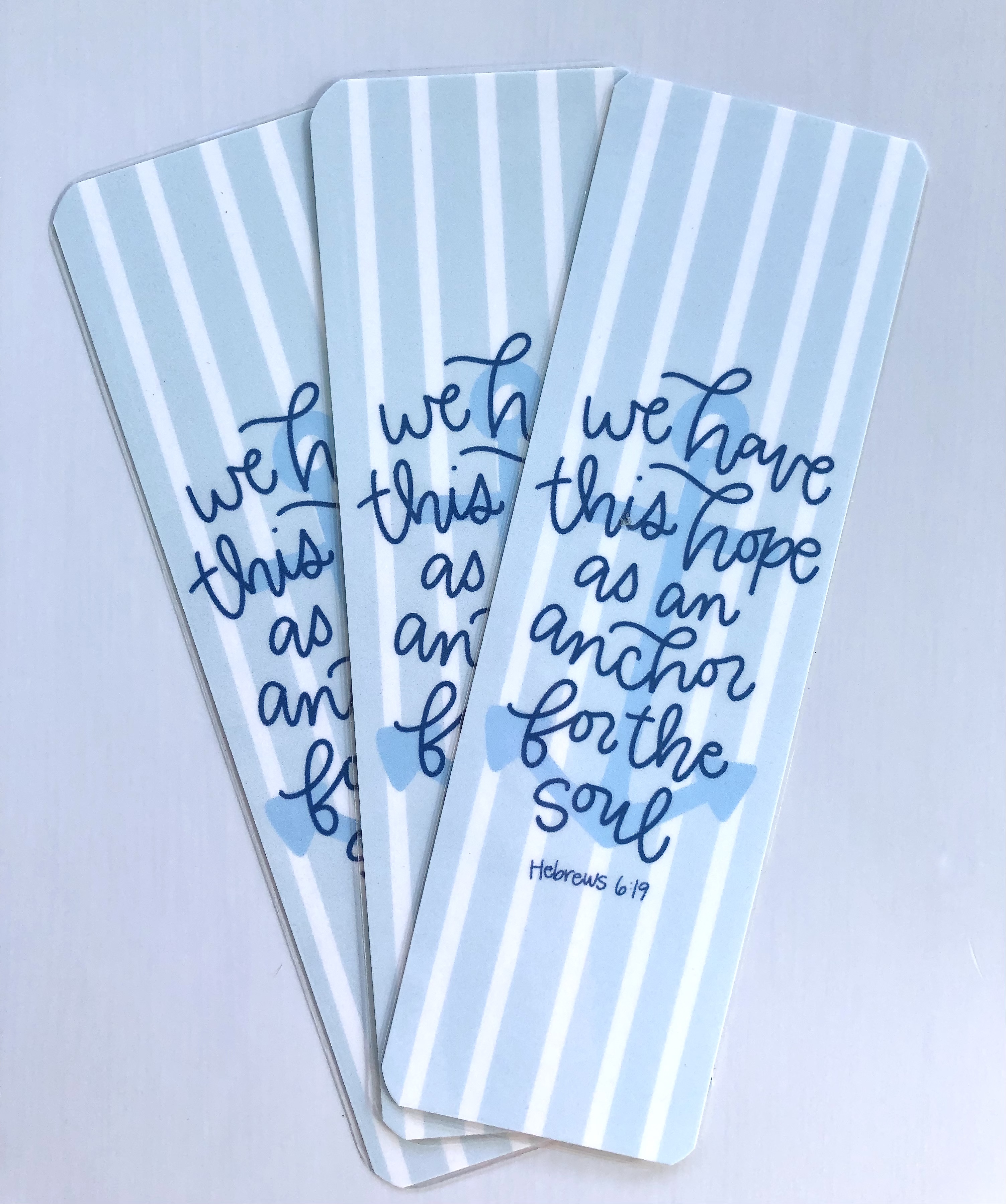 Hope Anchor Bible Verse Bookmark - Image 2