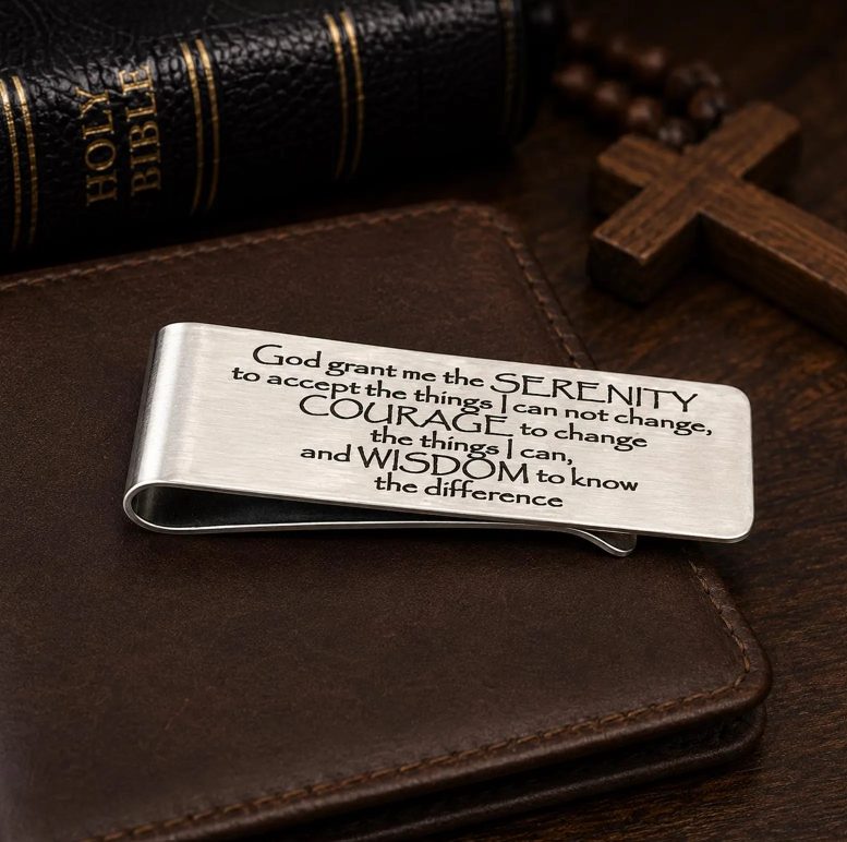 Serenity Prayer Money Clip