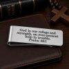 God Is Our Refuge And Strength Money Clip