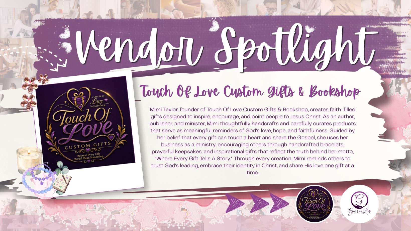 Vendor Spotlight: Touch Of Love Custom Gifts & Bookshop
