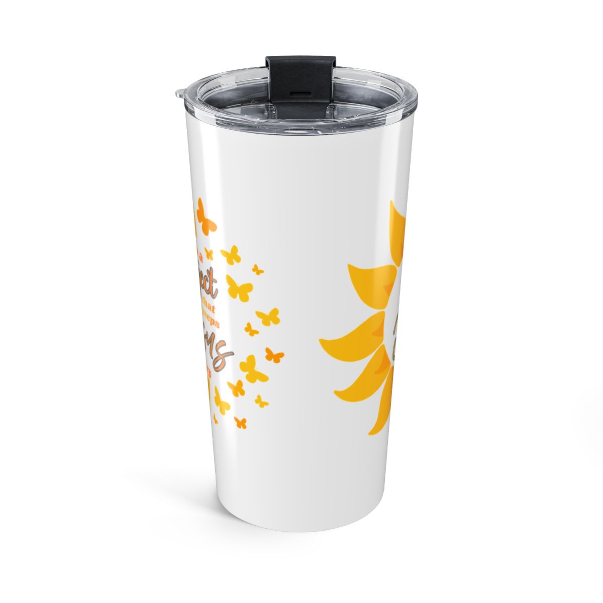 Christian Tumbler Women – 20oz Sunflower Faith Insulated Cup - Image 2