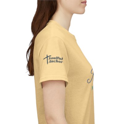 Christian T Shirt – Soft Breathable Cotton Isaiah 48:10 Faith Statement - Image 4