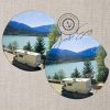 Fun RV Camping Stone Car Coasters, Set of 2