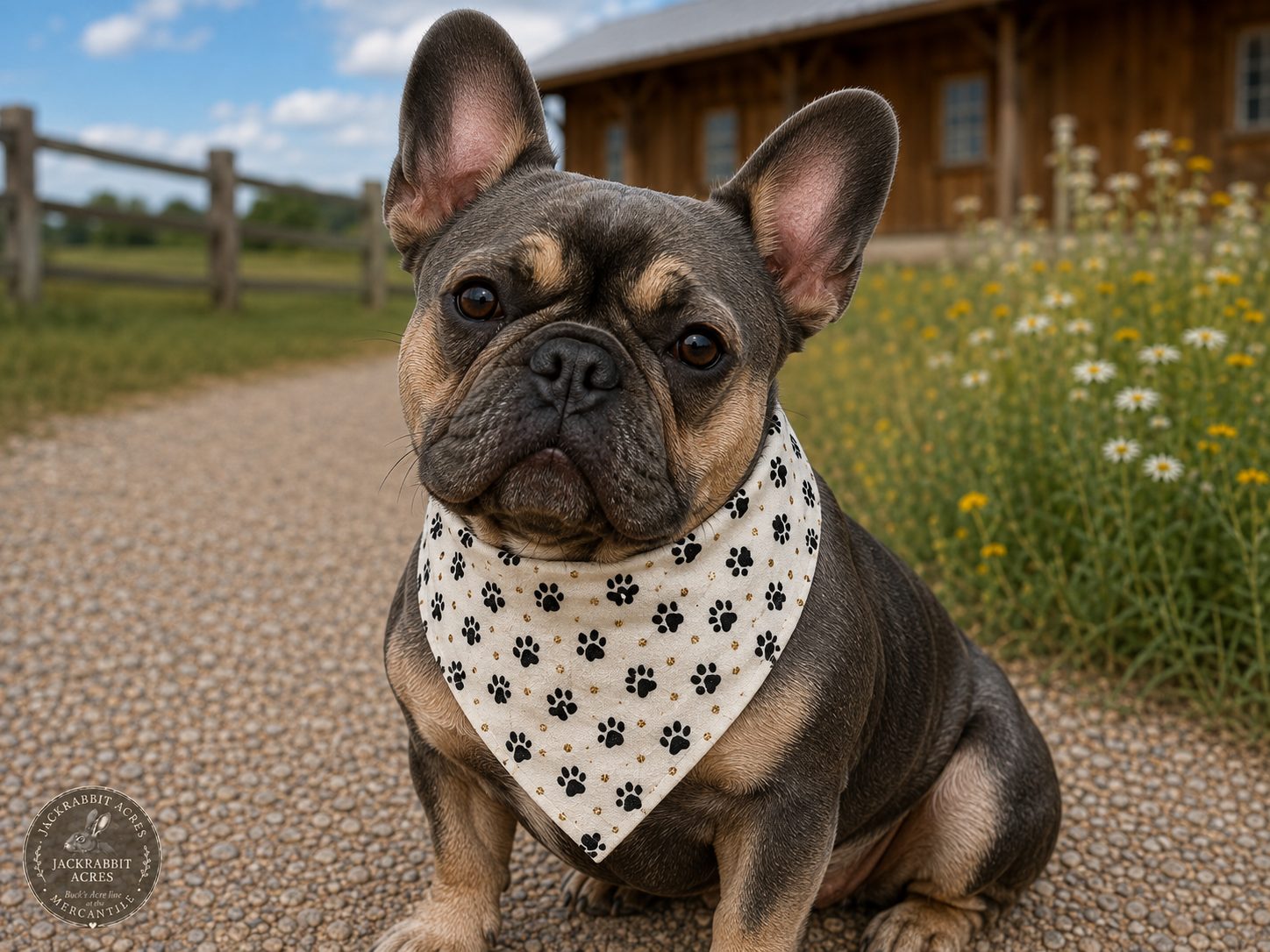 Sunset Paws Trail Reversible Dog Bandana