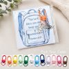 Christian Backpack Clip on prayer card