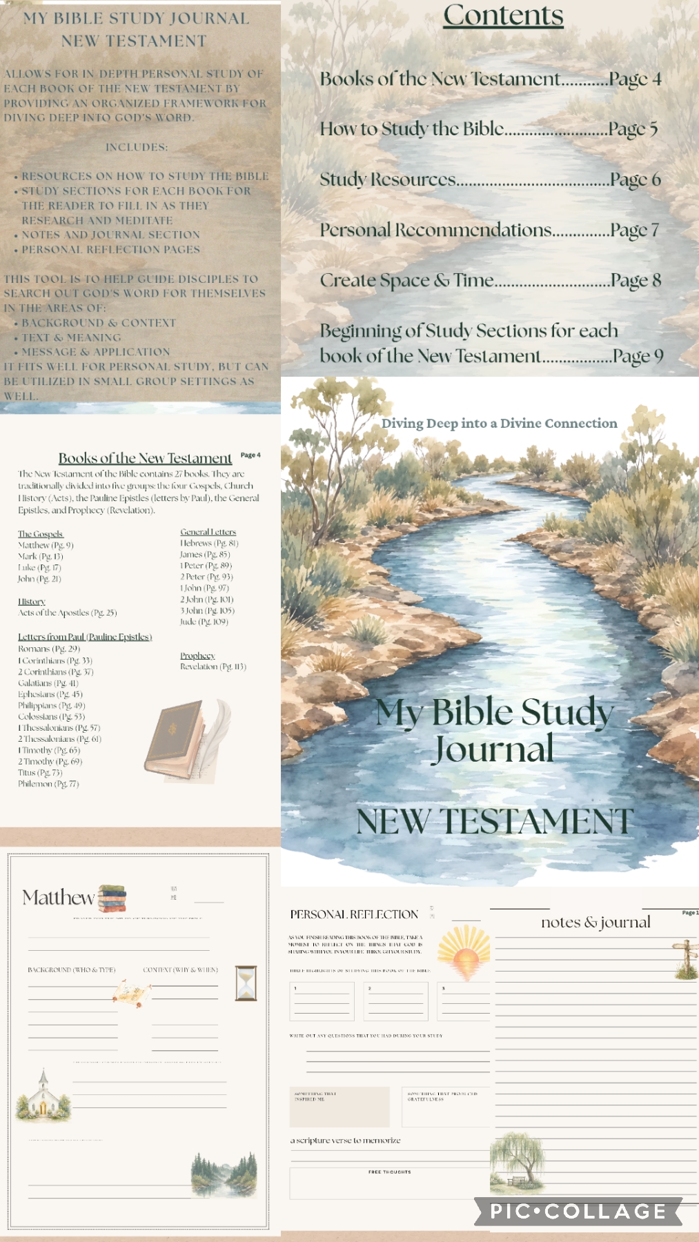 My Bible Study Journal: New Testament (Diving Deep into a Divine Connection) - Image 2