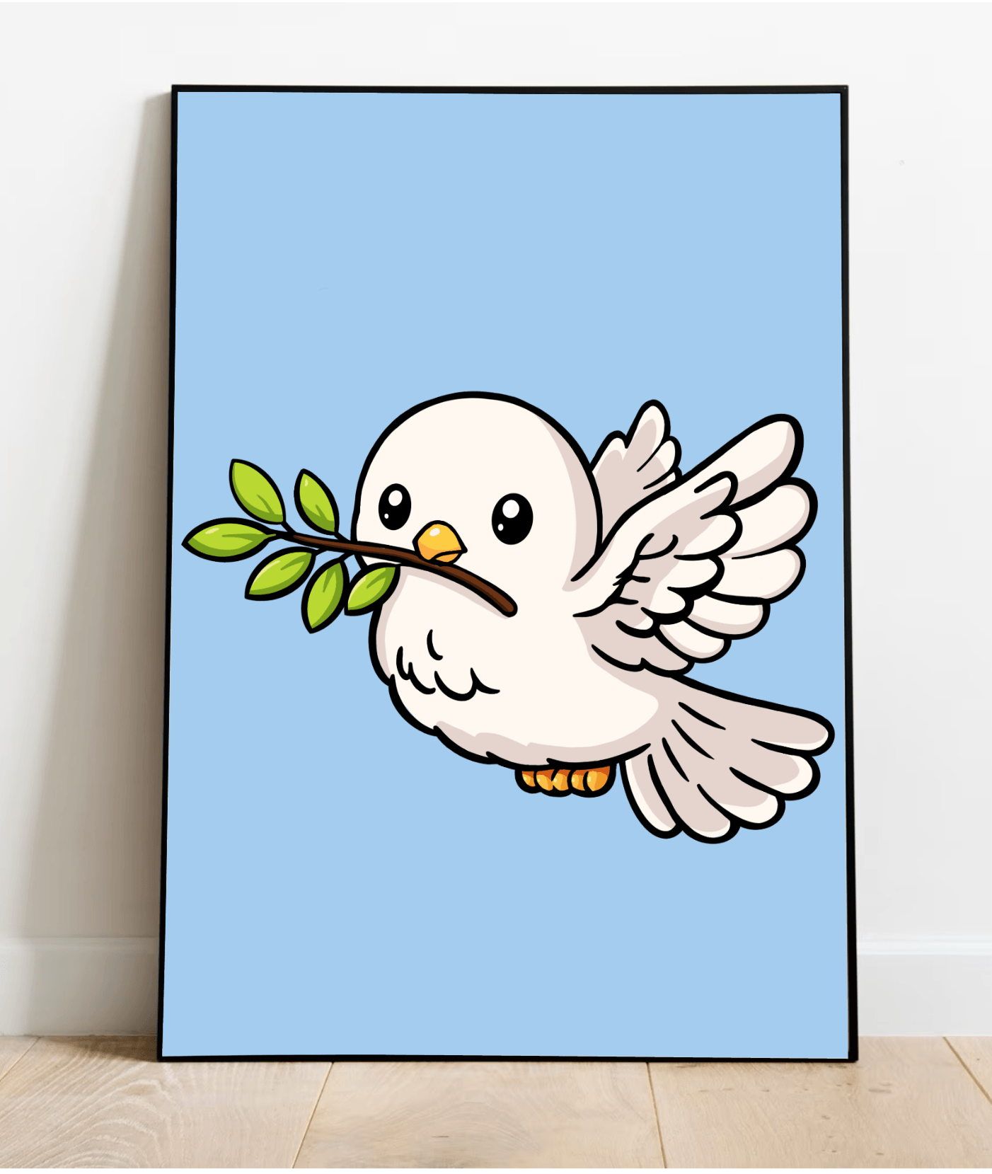 Cute Dove Art Print