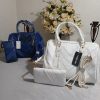 Georgina Shiny Patchwork Boston Bag with Wallet