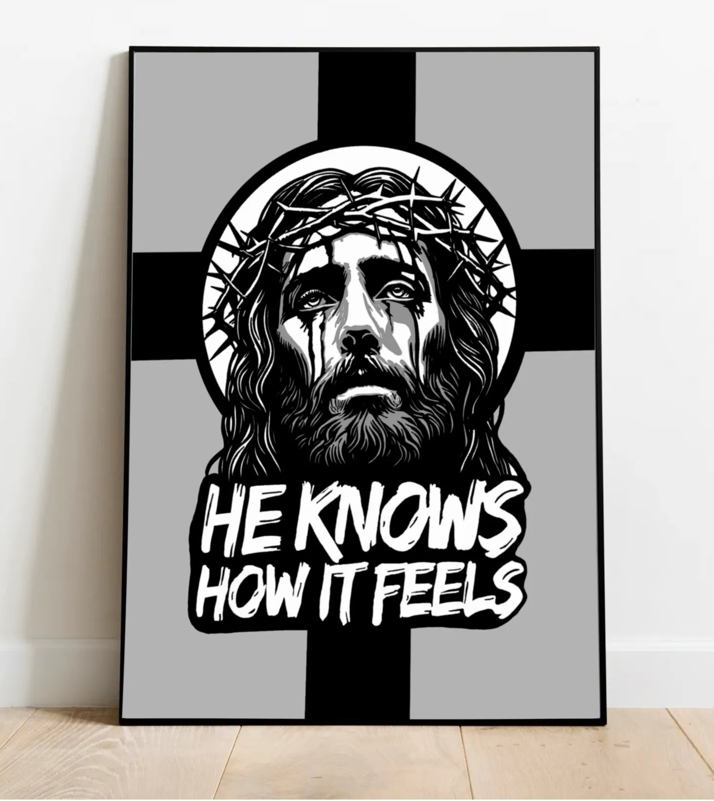 He Knows How It Feels Print