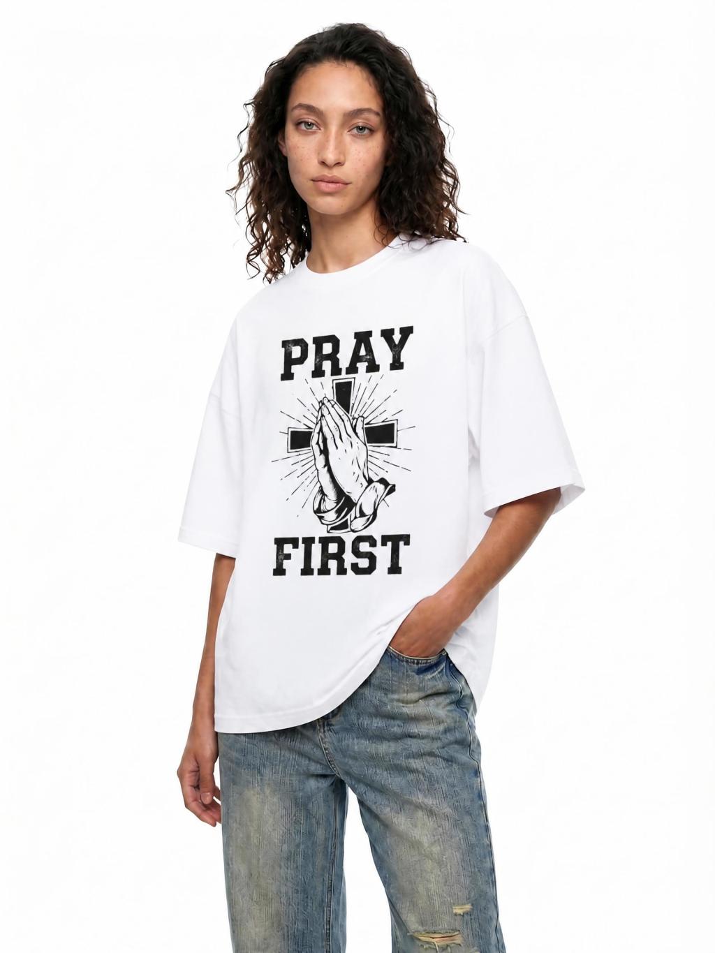 Pray First Tee - Image 2