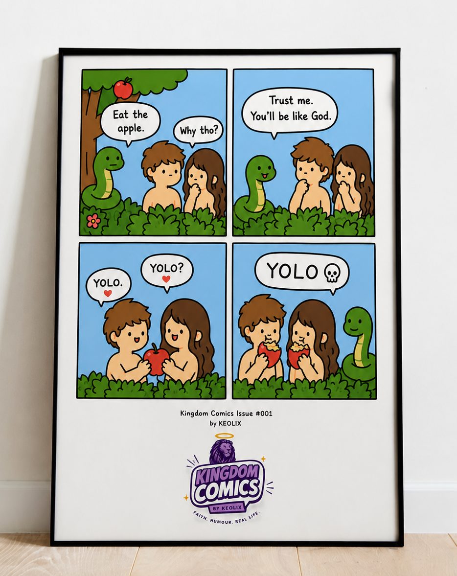 YOLO | Kingdom Comics Issue #001 – Funny Christian Comic Print