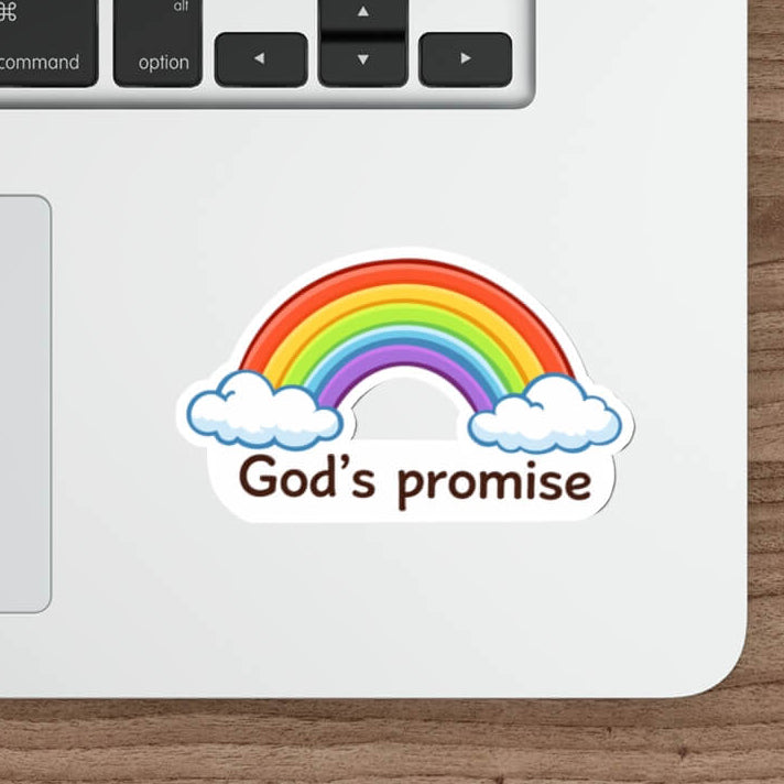 God’s Promise Rainbow | Genesis 9:13 Sticker