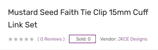 A product page showing the Sold count next to the reviews