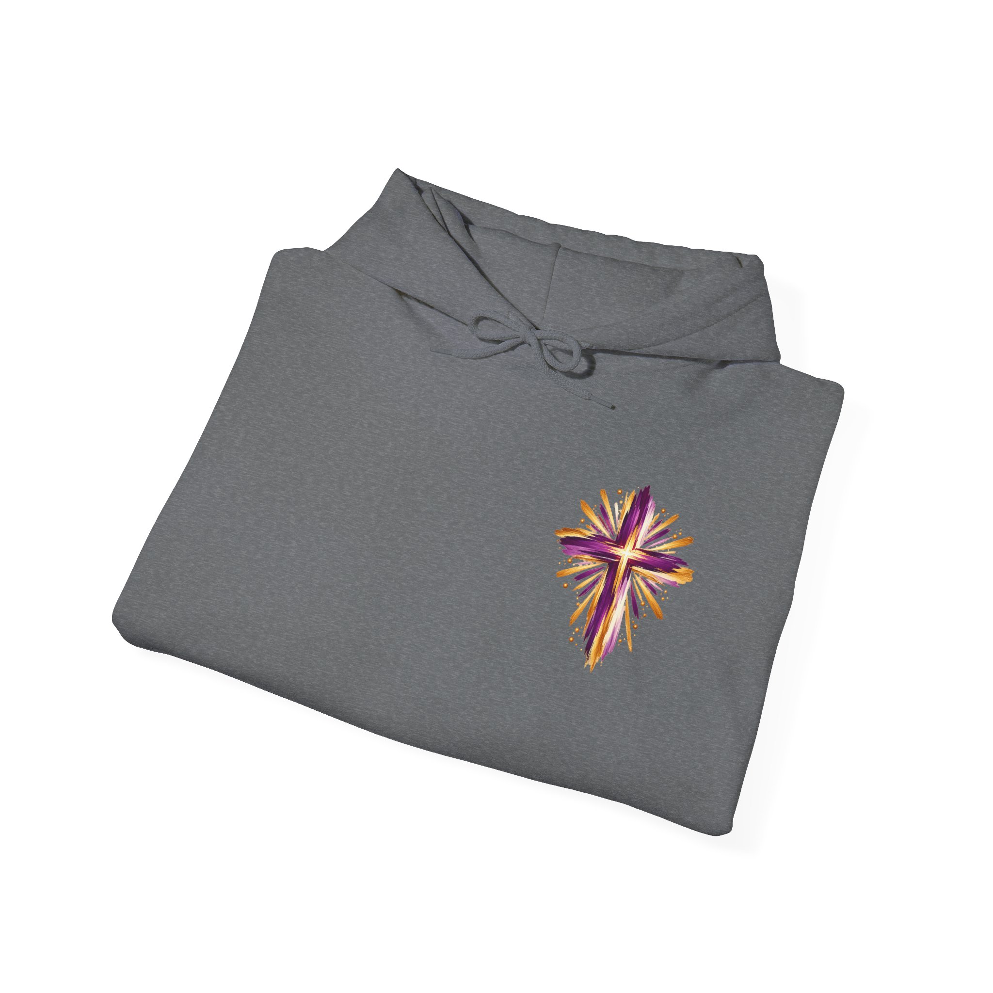 Personalized Tell Everyone. Everywhere. About Jesus. Unisex Heavy Blend™ Hooded Sweatshirt - Image 28