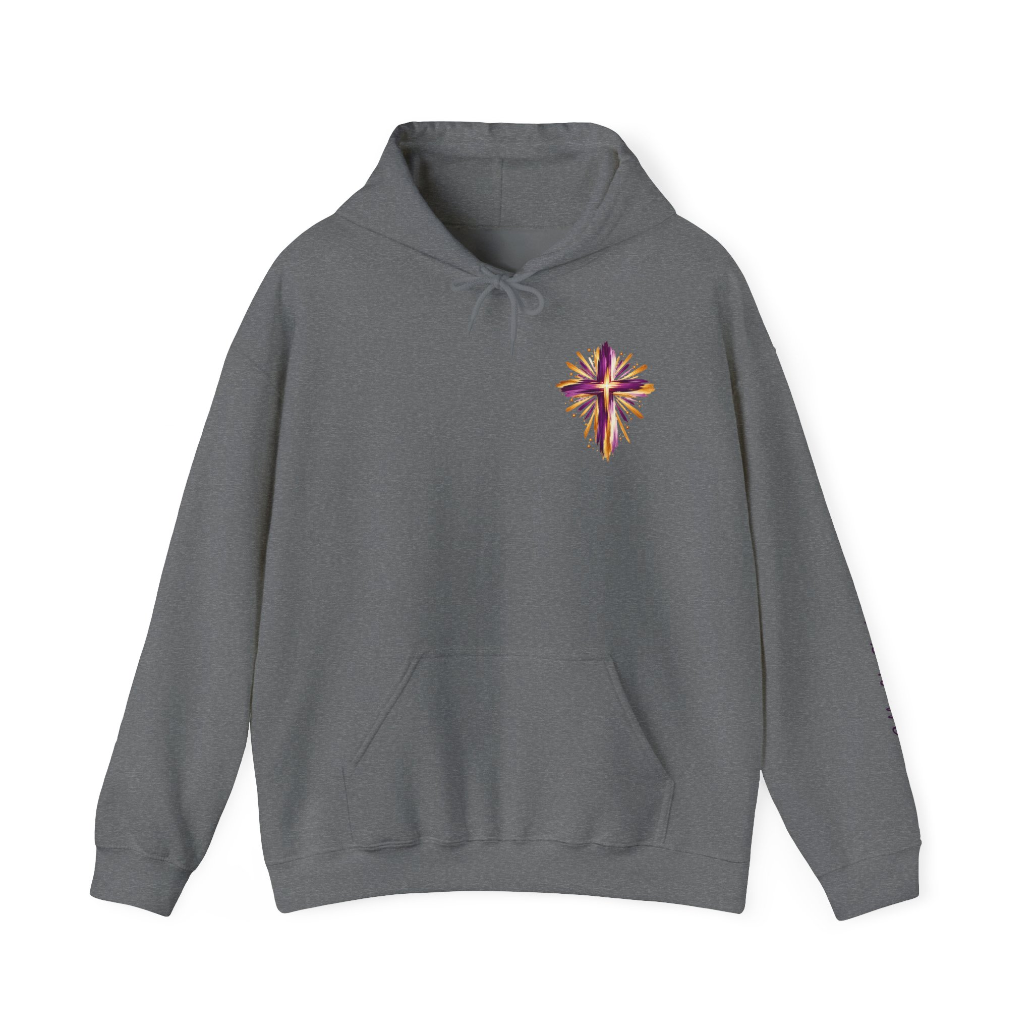 Personalized Tell Everyone. Everywhere. About Jesus. Unisex Heavy Blend™ Hooded Sweatshirt - Image 25