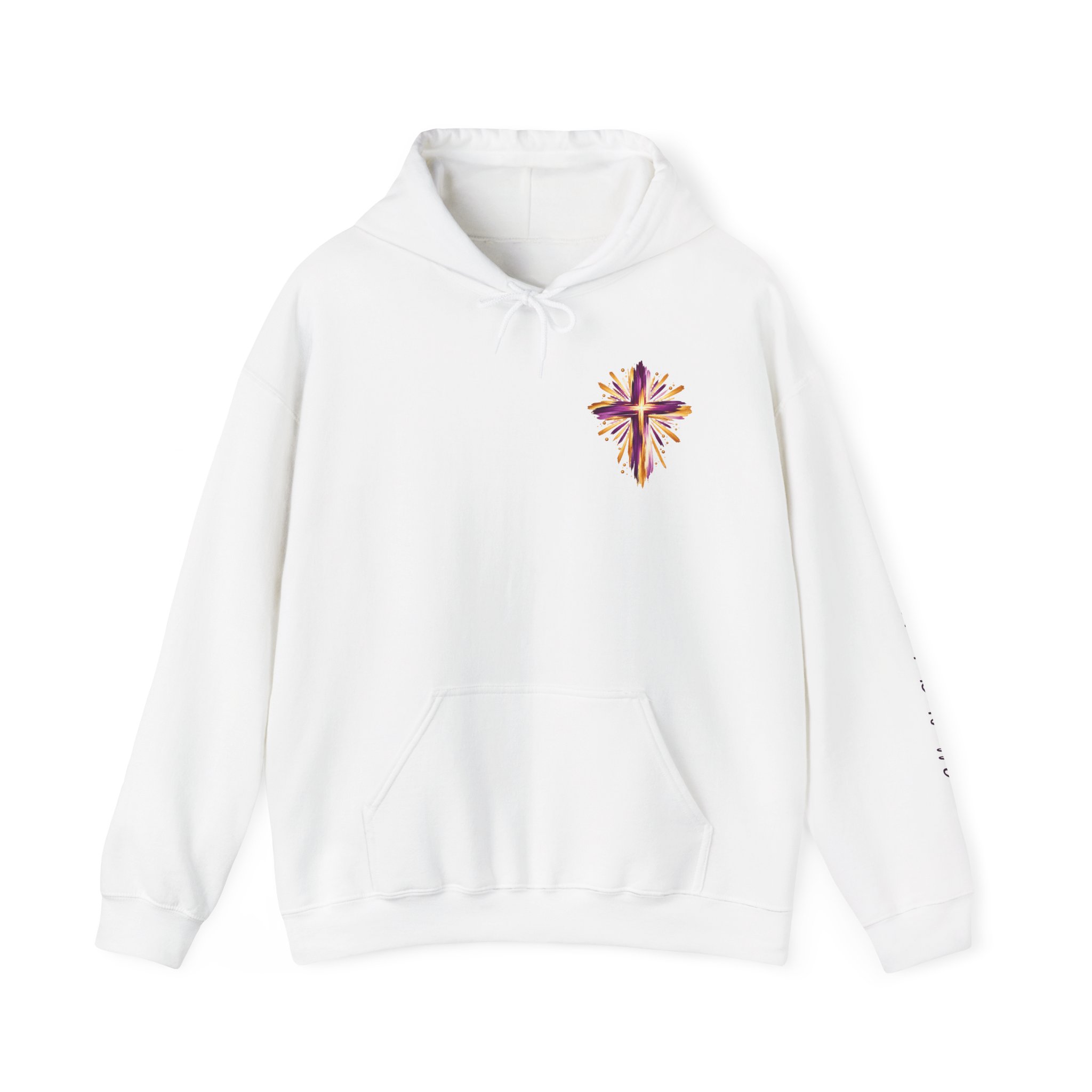 Personalized Tell Everyone. Everywhere. About Jesus. Unisex Heavy Blend™ Hooded Sweatshirt - Image 5