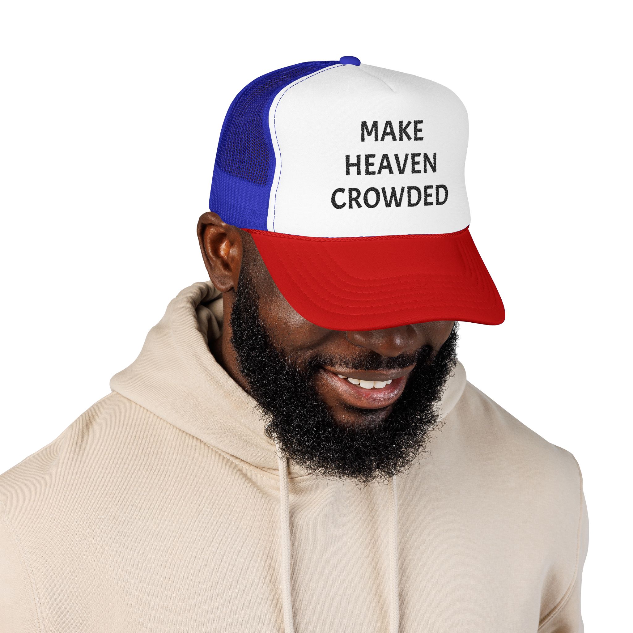Make Heaven Crowded Foam Trucker Hat - Image 19