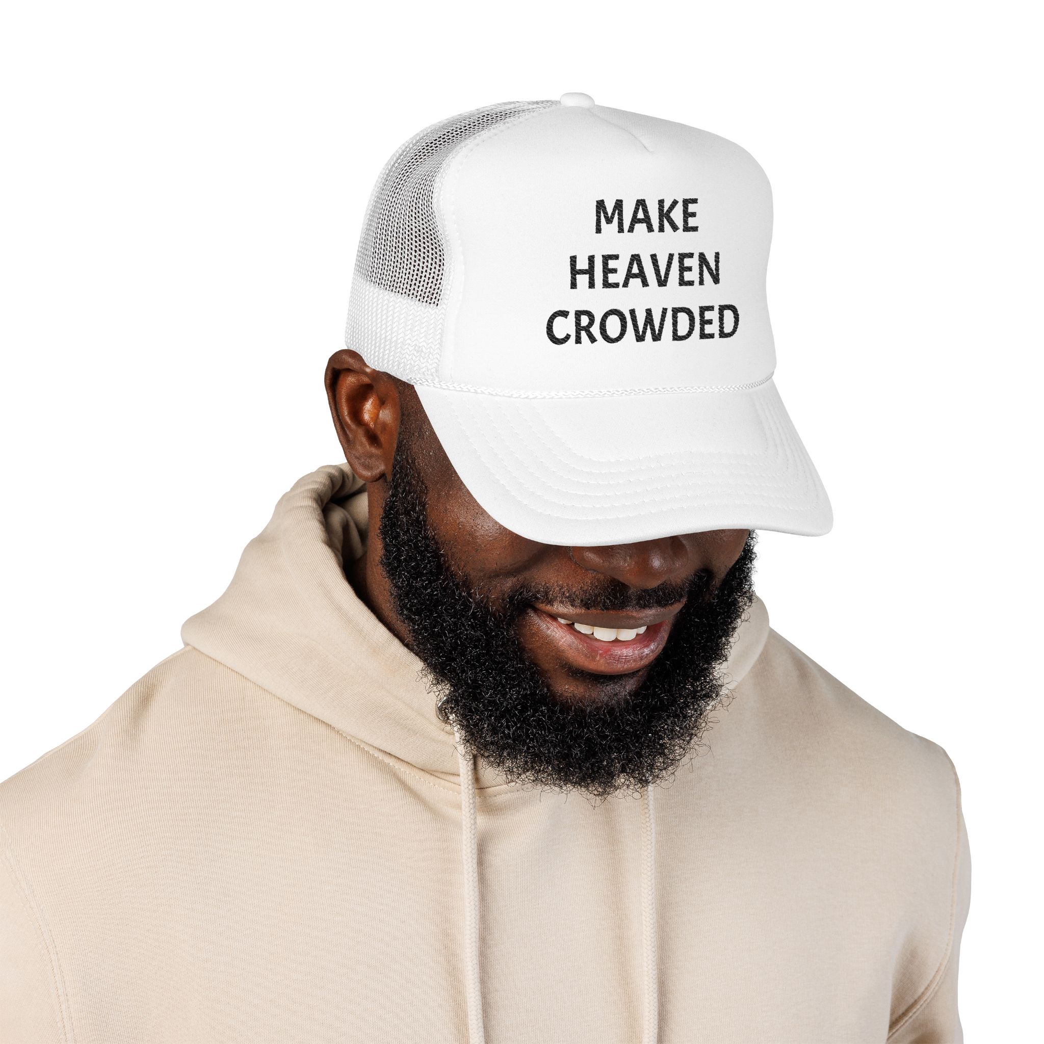 Make Heaven Crowded Foam Trucker Hat - Image 23