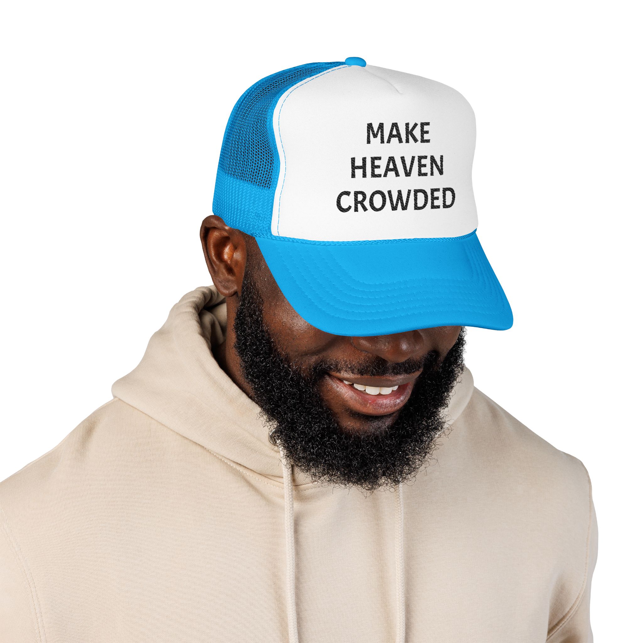 Make Heaven Crowded Foam Trucker Hat - Image 3
