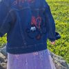 Minnie Mouse Hand Embroidered Denim Jacket