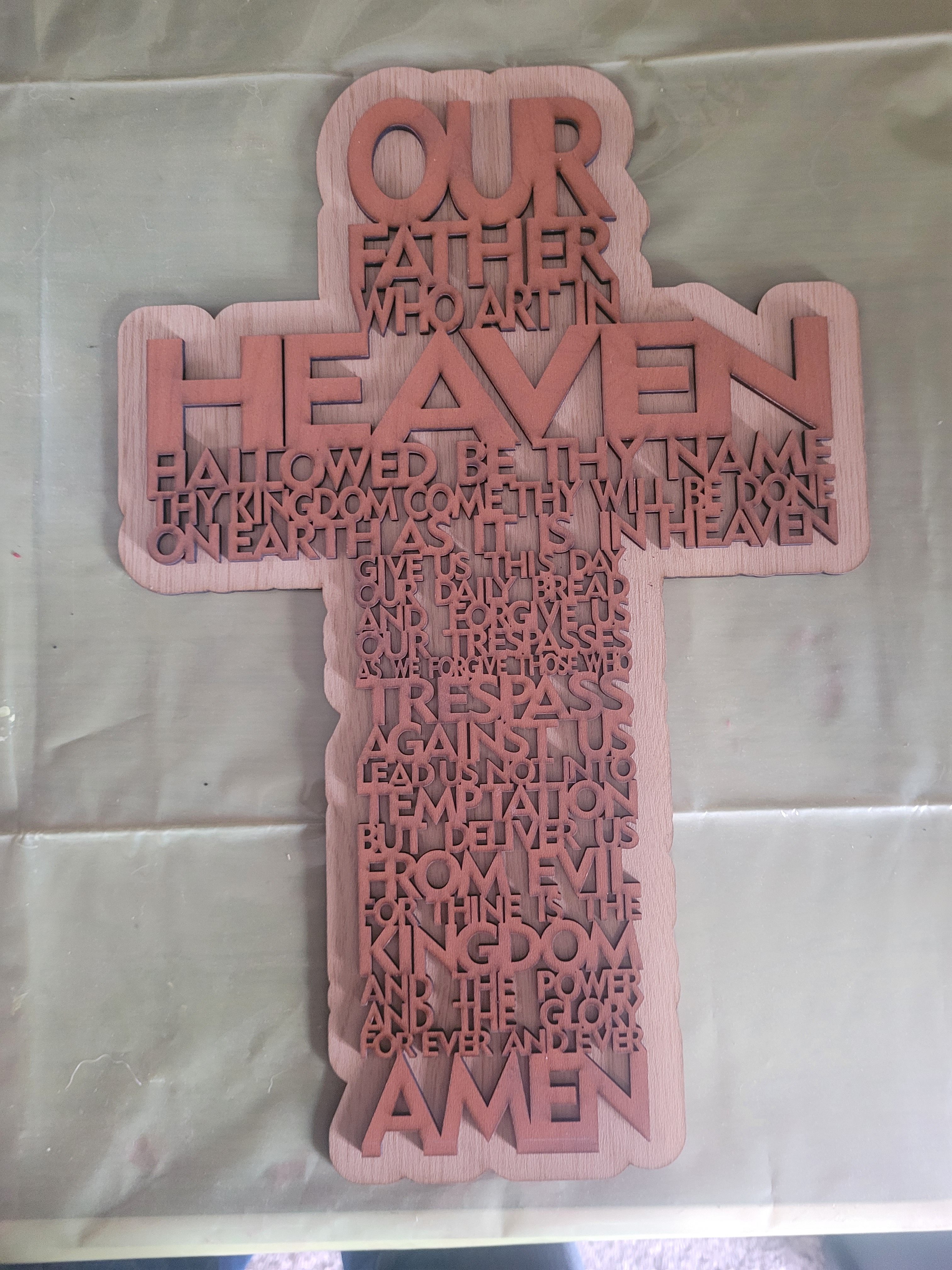 Lords Prayer Cross - Image 2
