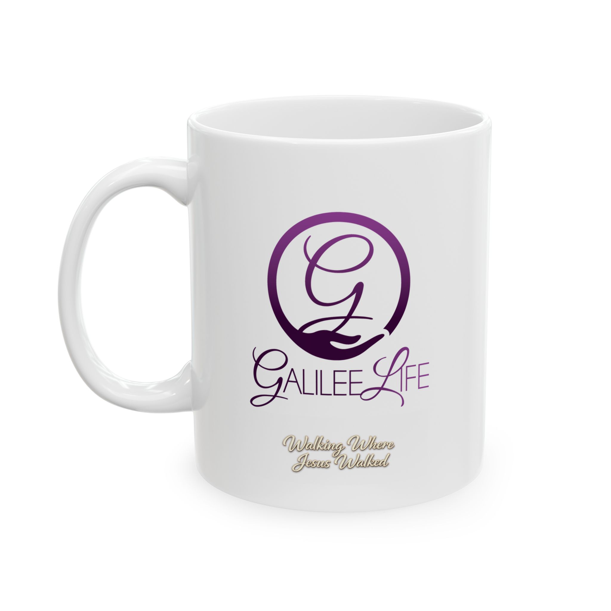Walking Where Jesus Walked Ceramic Mug, (11oz, 15oz)