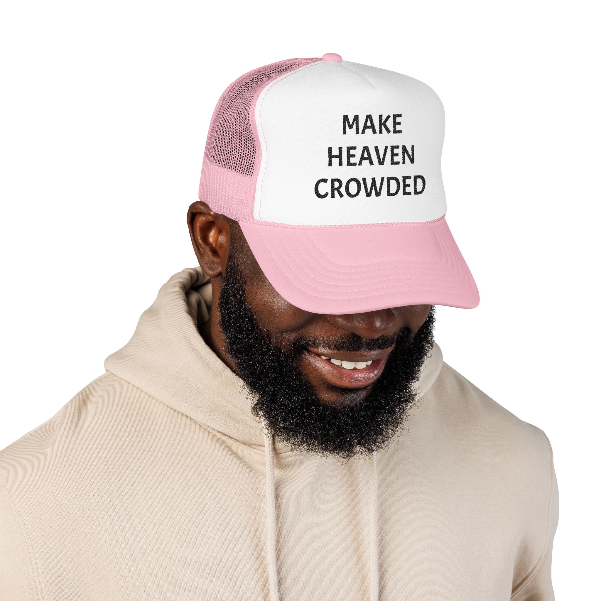 Make Heaven Crowded Foam Trucker Hat - Image 15