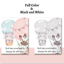 Sample of children's card set "Promises from God"