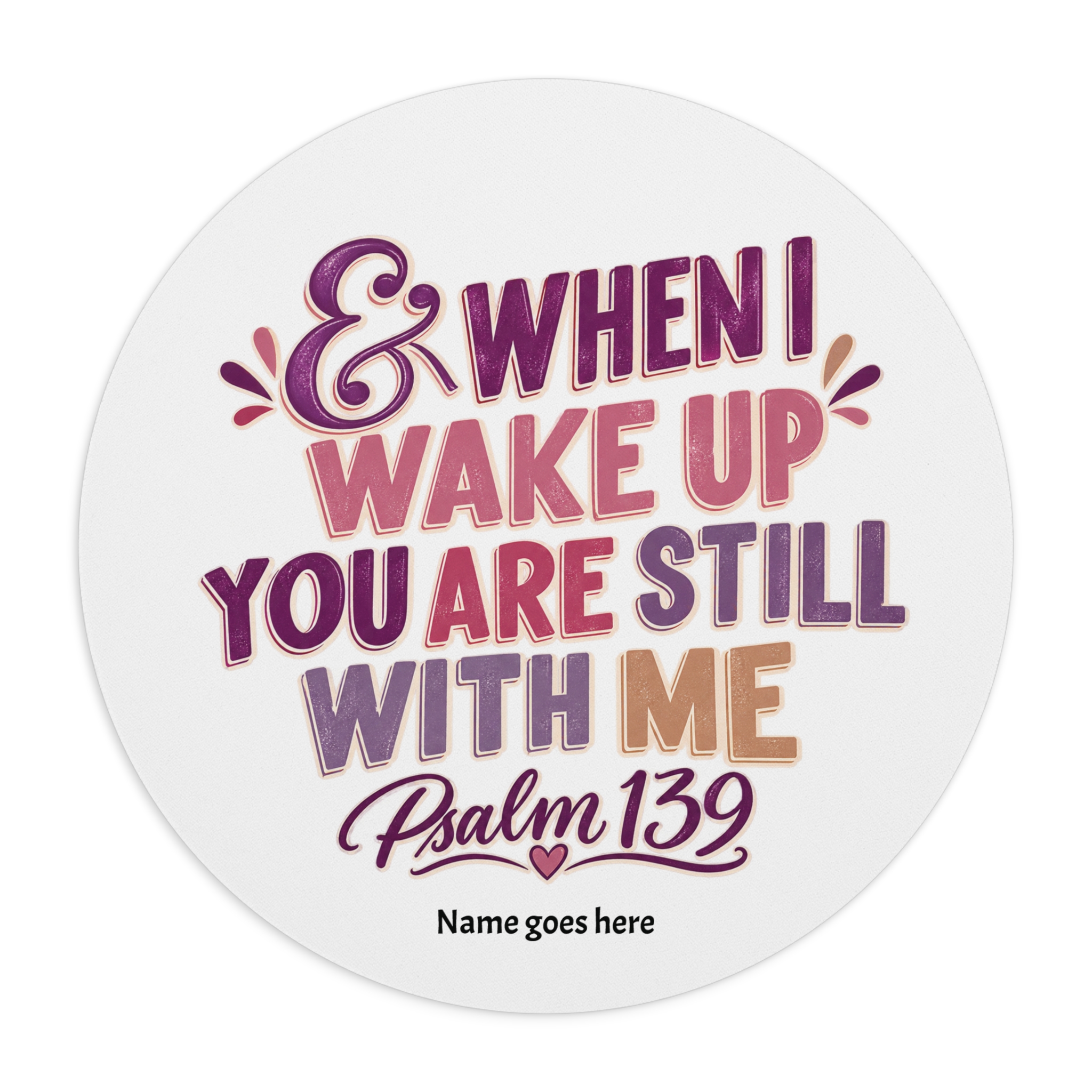 Personalized Psalm 139 Mouse Pad