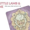 Little Lamb and Me Children's Wooden Puzzle | Hand Painted, Gift Ready Packaging | Children's Imaginative Play Gift Set | 4 Piece Puzzle