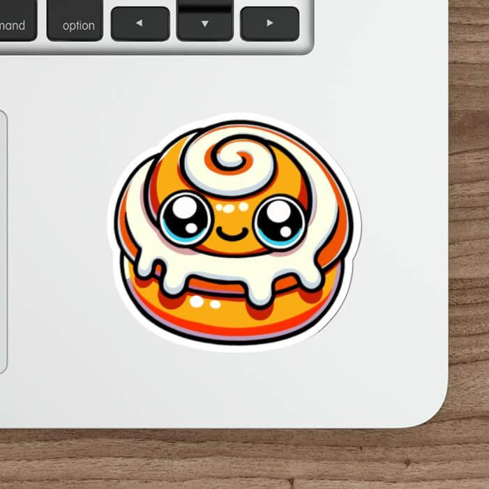 Charming Cinnamon Bun Sticker