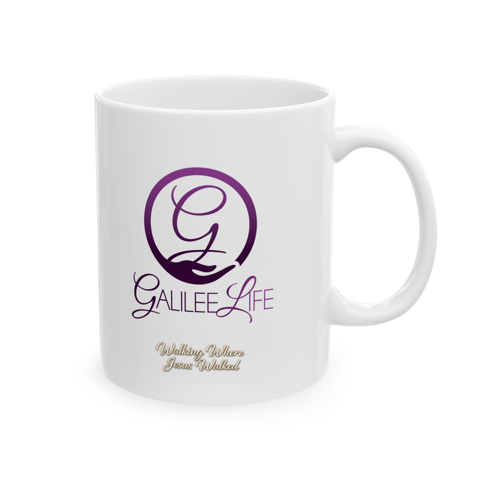 Walking Where Jesus Walked Ceramic Mug, (11oz, 15oz) - Image 4