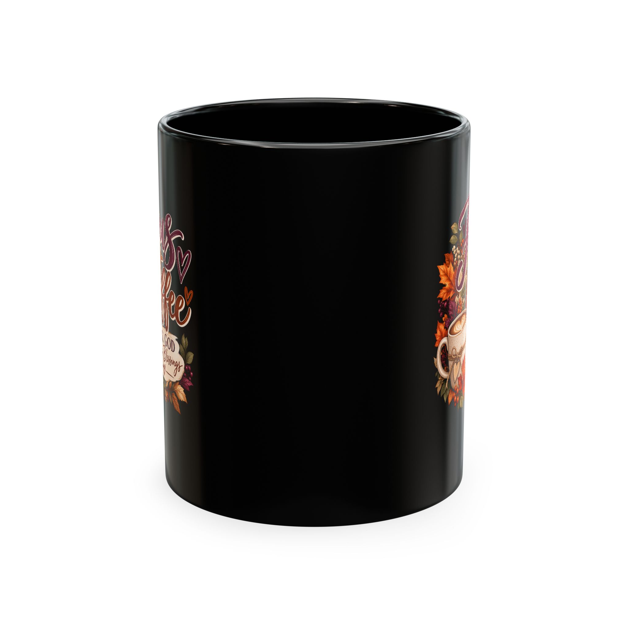 Personalized Jesus + Coffee Traditional Ceramic Mug - Image 9