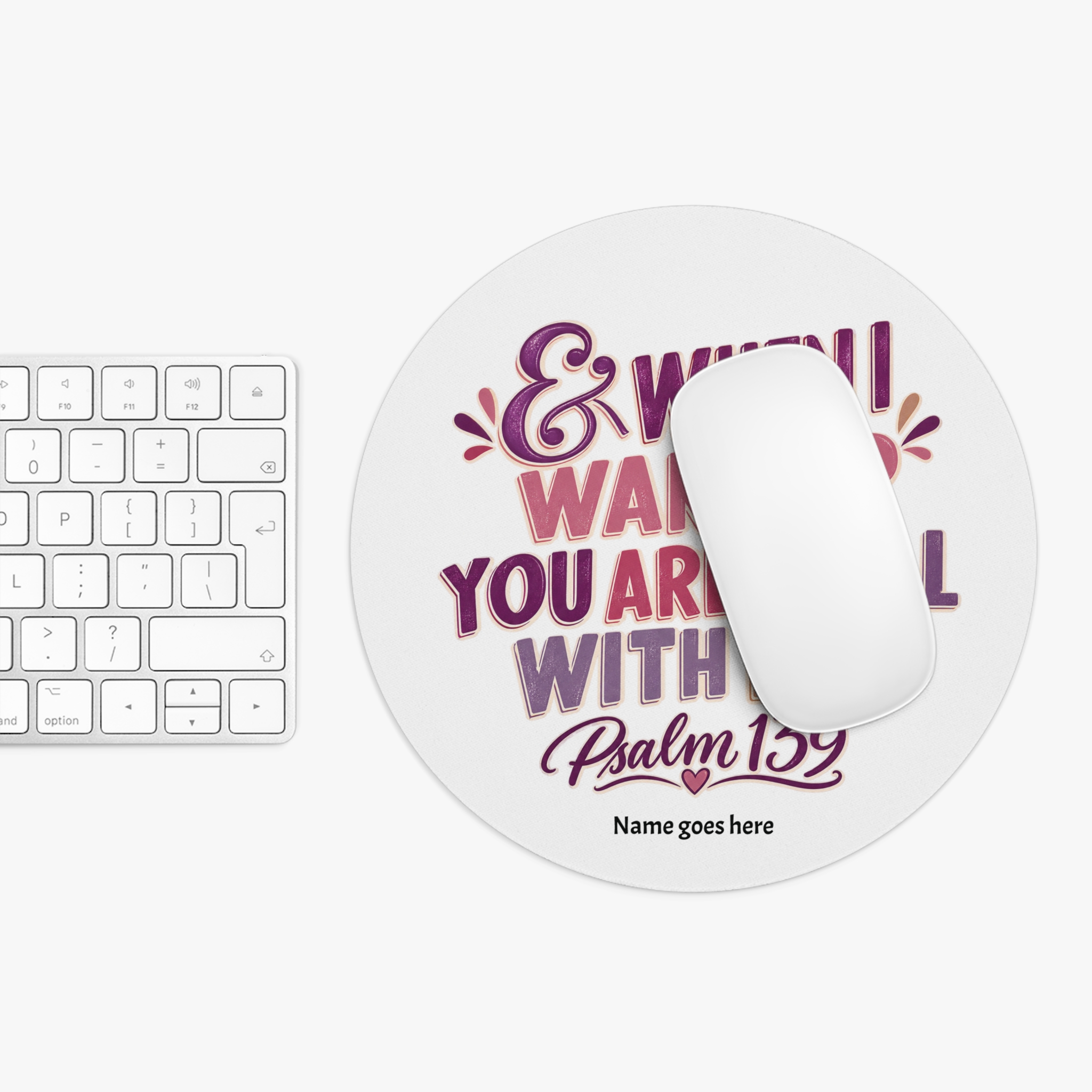 Personalized Psalm 139 Mouse Pad - Image 3